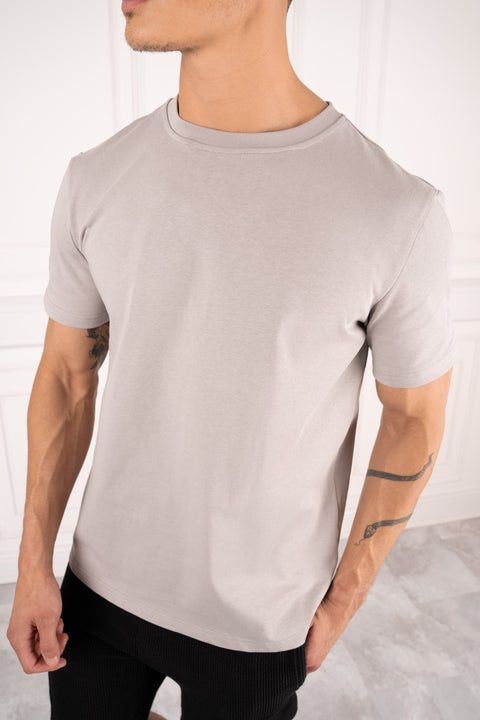 Premium Essential Slim Fit T-Shirt - Grey