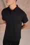 Premium Cotton Polo - Black