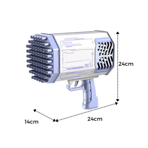 32/36 Holes Automatic Bubble Blower Gun