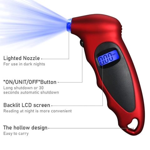 High-precision Digital Tire Pressure Gauge